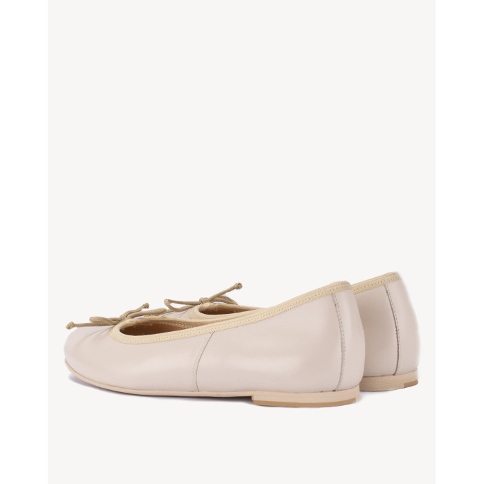 Beżowe wygodne baleriny BOTIMO