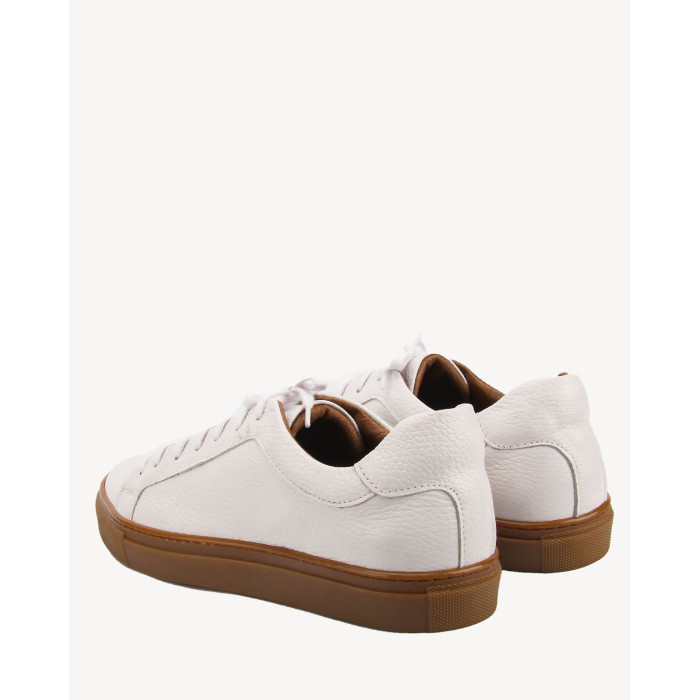 Białe trampki ze skóry licowej BOTIMO