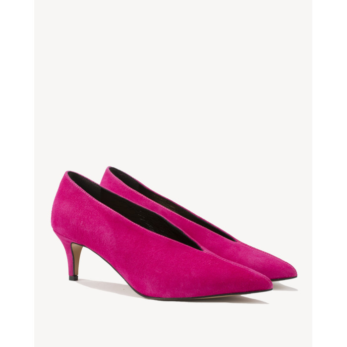 Pink stilettos with 7 cm heel