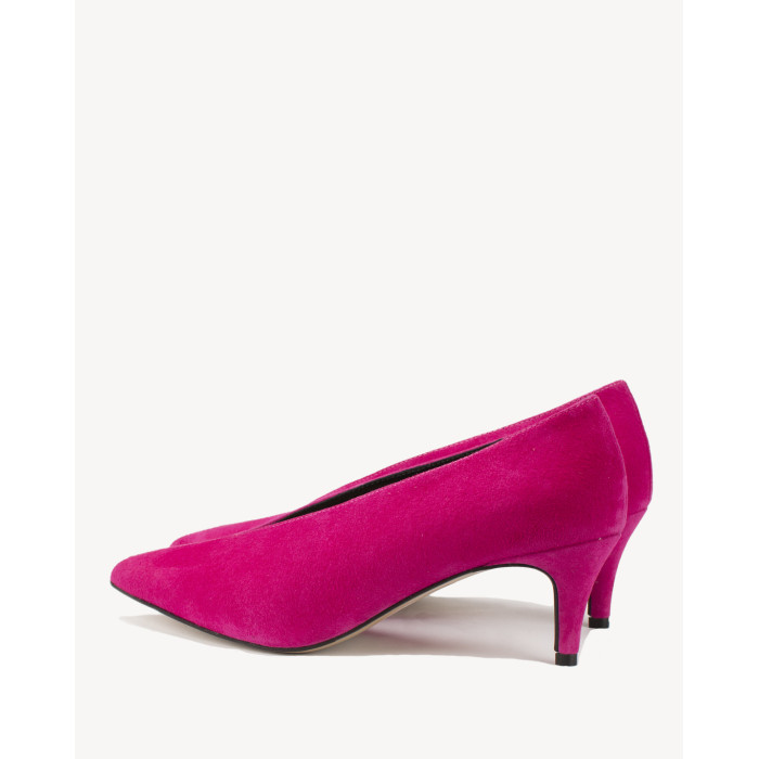 Pink stilettos with 7 cm heel