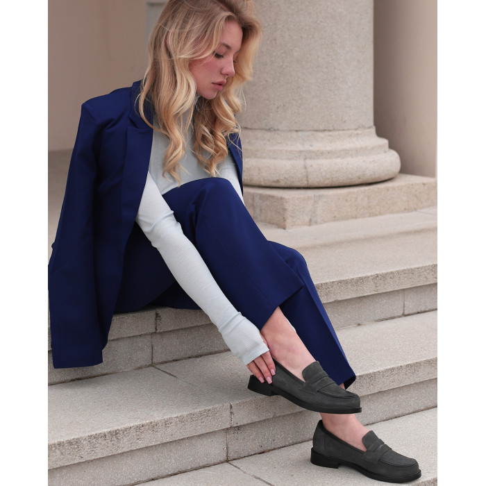 Ash leather moccasin BOTIMO