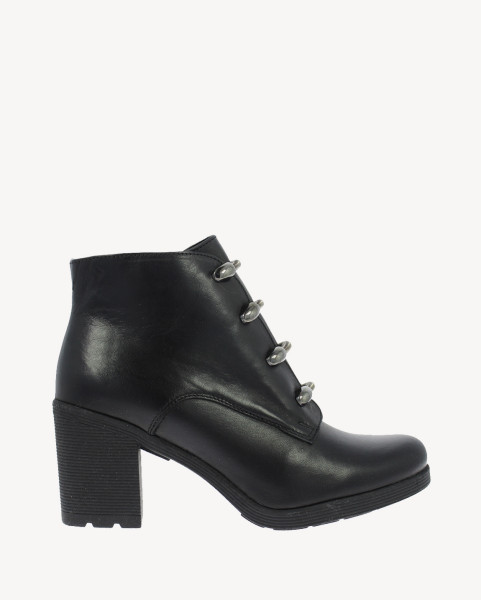 Czarne Botki ocieplane...