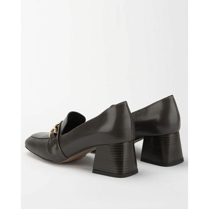 Ash leather pumps with 5.5cm heel