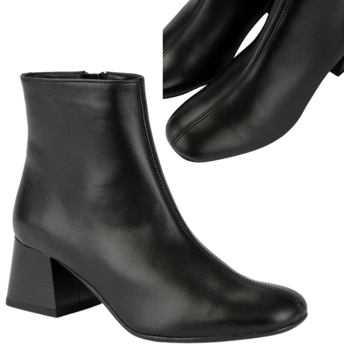 Black boots with 5cm heel
