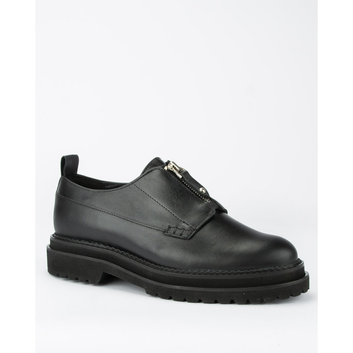 Black leather oxfords BOTIMO