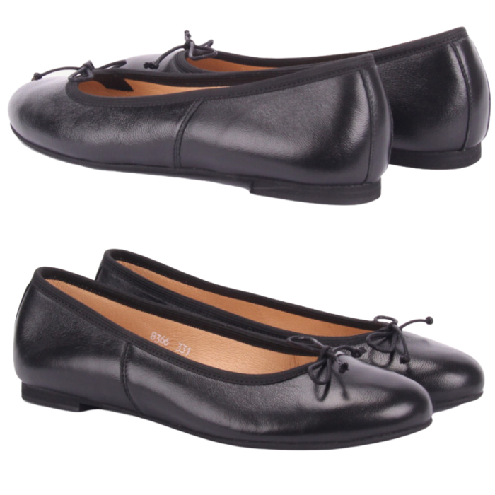 Czarne wygodne baleriny BOTIMO