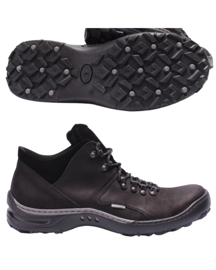 Męskie czarne buty trekkingowe BOTIMO