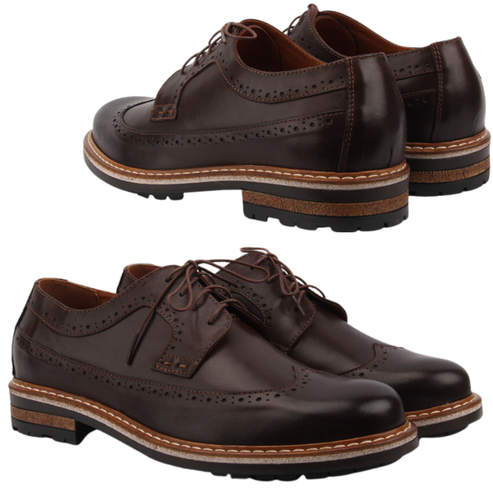 Brown half boots grain leather BOTIMO