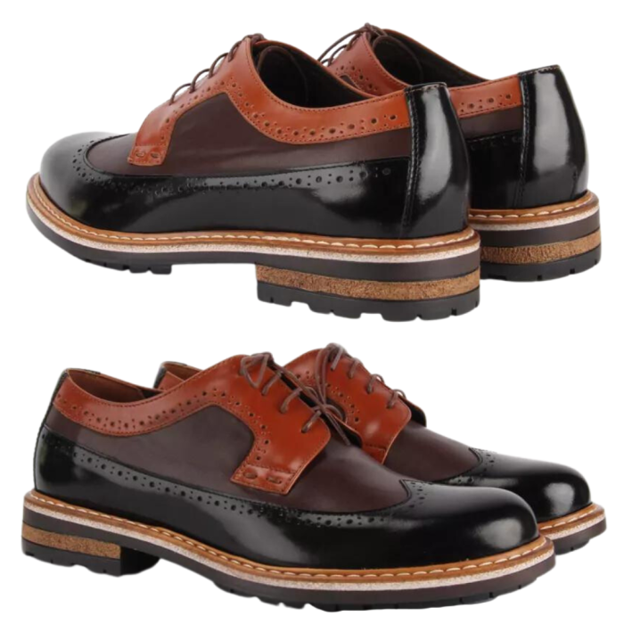 Brown half boots grain leather BOTIMO