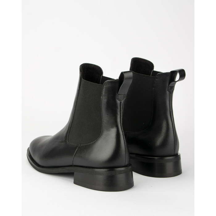 Black classic leather boots