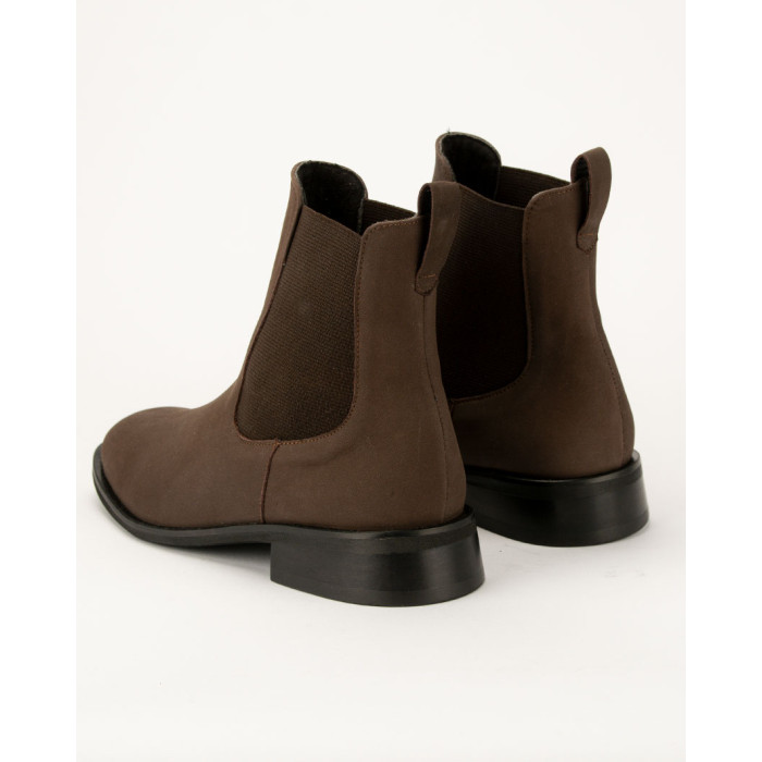 Brown classic leather boots