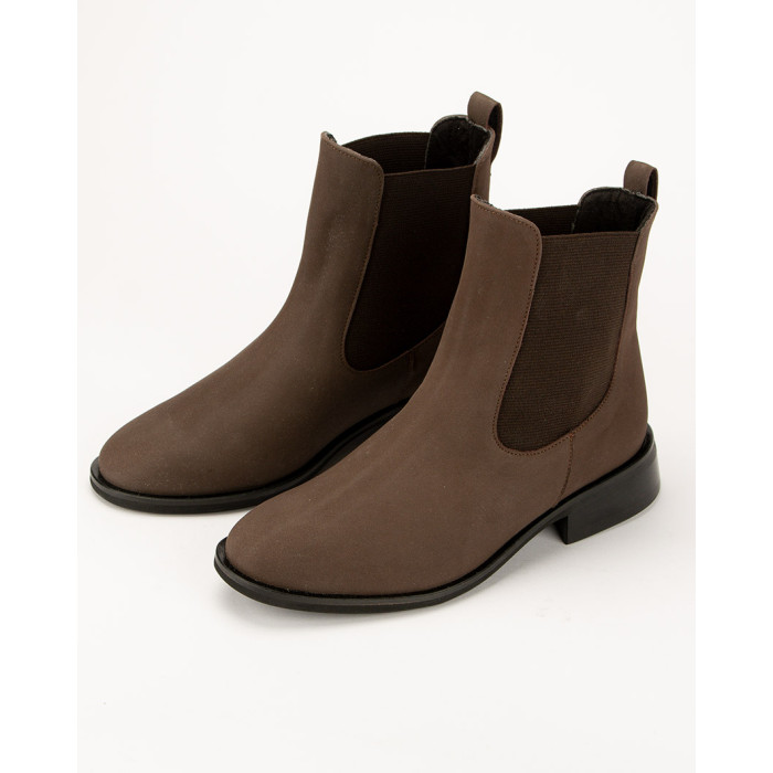 Brown classic leather boots