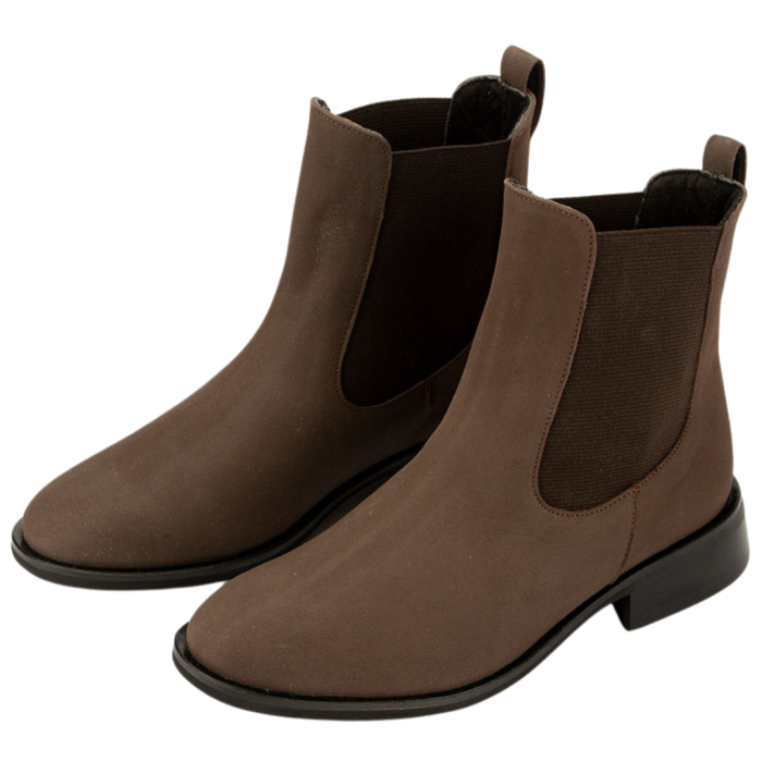 Brown classic leather boots