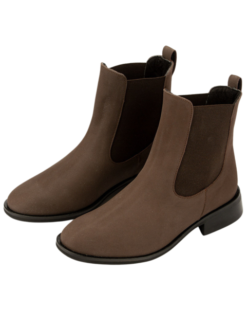 Brown classic leather boots