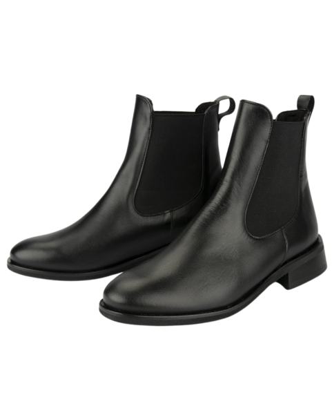 Black classic leather boots