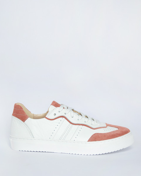 White women's Lucia Coral leather sneakers BOTIMO