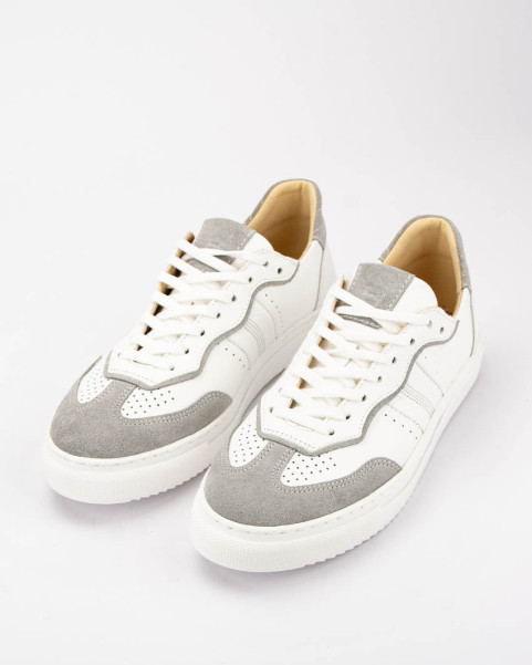 White women's sneakers Lucia Gray natural leather BOTIMO