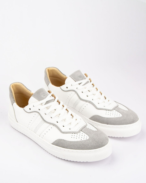 White women's sneakers Lucia Gray natural leather BOTIMO