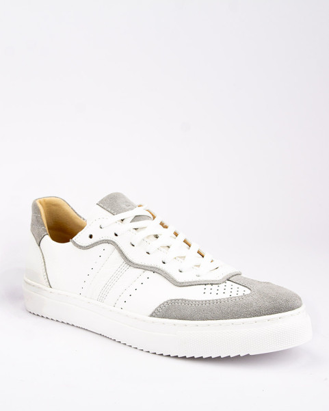 White women's sneakers Lucia Gray natural leather BOTIMO