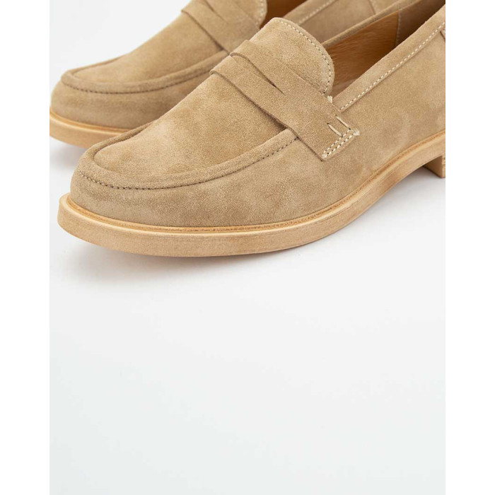 Beige leather moccasins BOTIMO