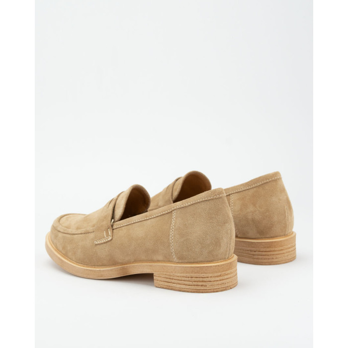 Beige leather moccasins BOTIMO