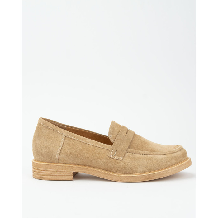 Beige leather moccasins BOTIMO