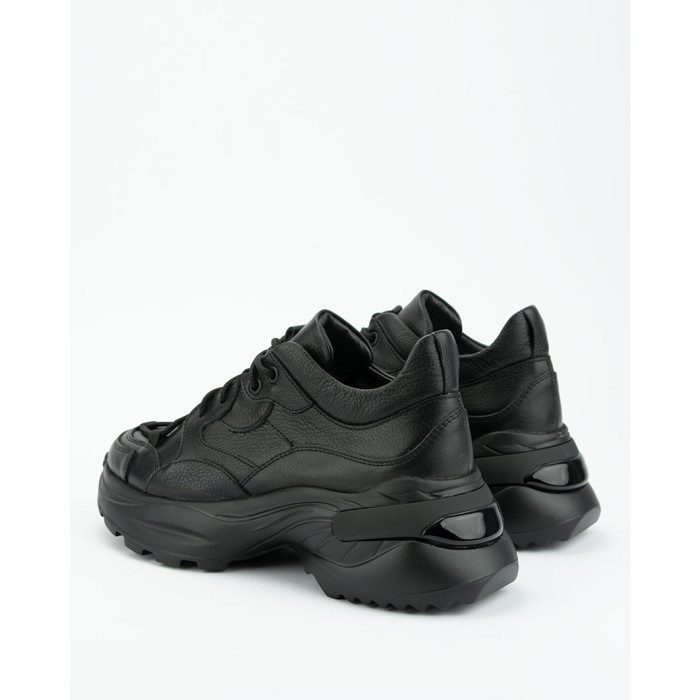 Black leather sneakers BOTIMO