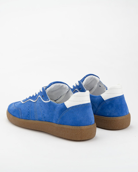 Blue leather sneakers BOTIMO