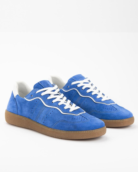 Blue leather sneakers BOTIMO