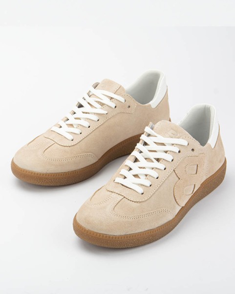 Beige leather sneakers from BOTIMO