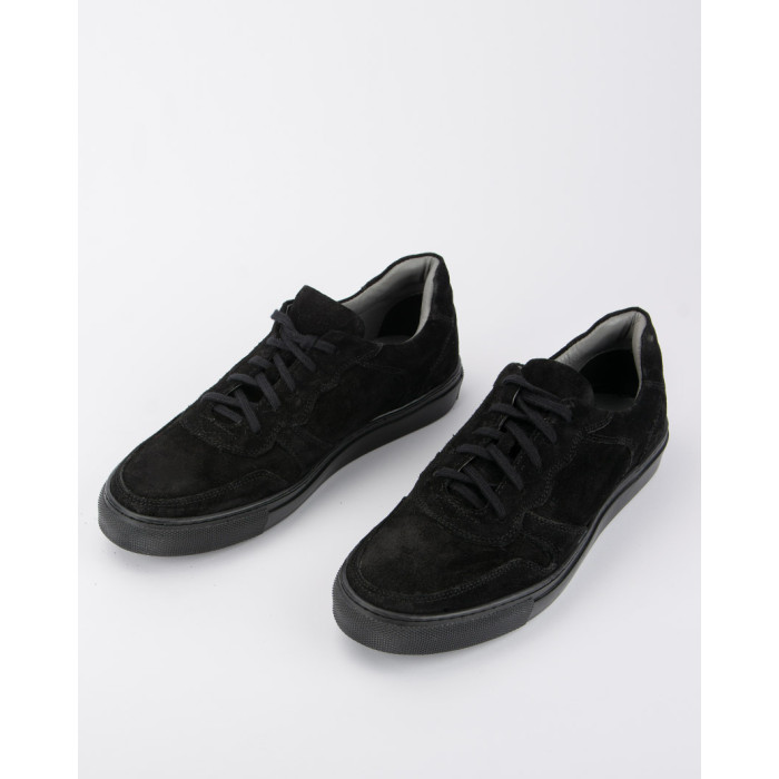 Black suede sneakers for men BOTIMO