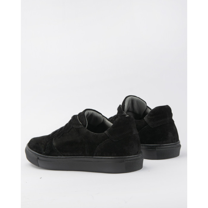 Black suede sneakers for men BOTIMO