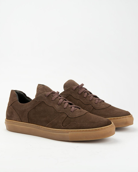 Brown suede sneakers for men BOTIMO