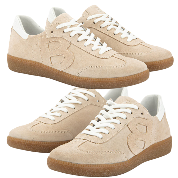 Beige leather sneakers from BOTIMO