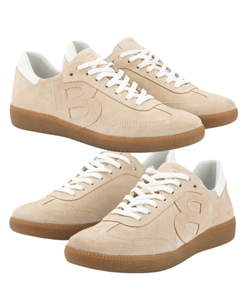 Beige leather sneakers from BOTIMO