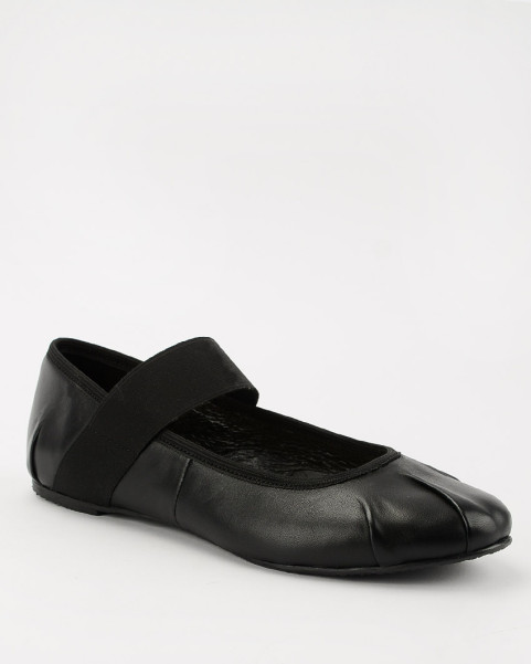 Celia women's black leather...