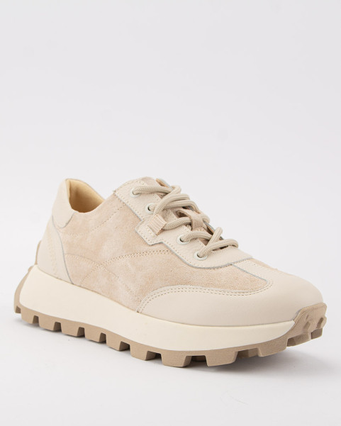 Blanca Nude women's sneakers on a higher sole