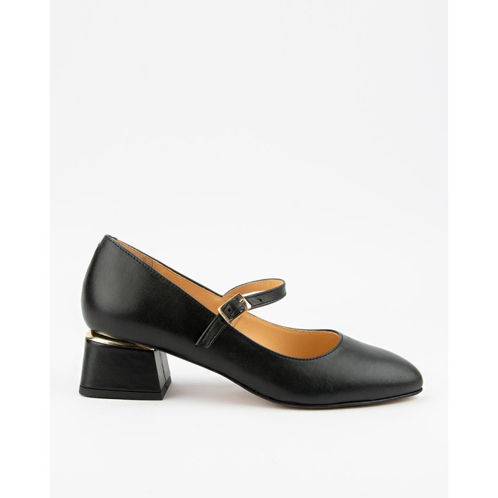 Women's Mary heeled pumps, matt leather