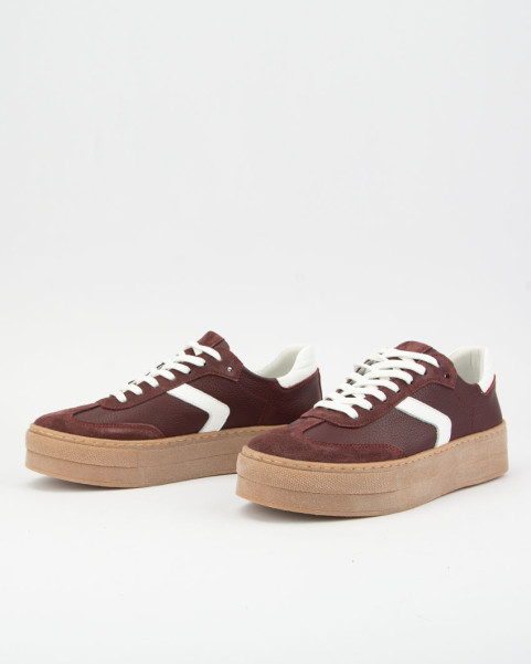 Maroon women's sneakers Sara