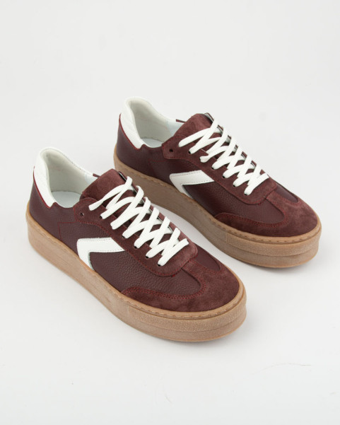 Maroon women's sneakers Sara