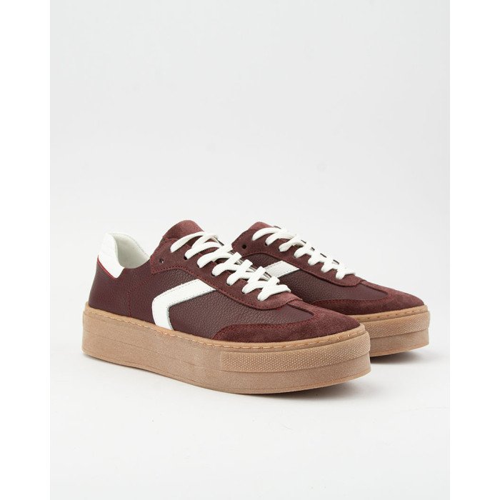 Maroon women's sneakers Sara