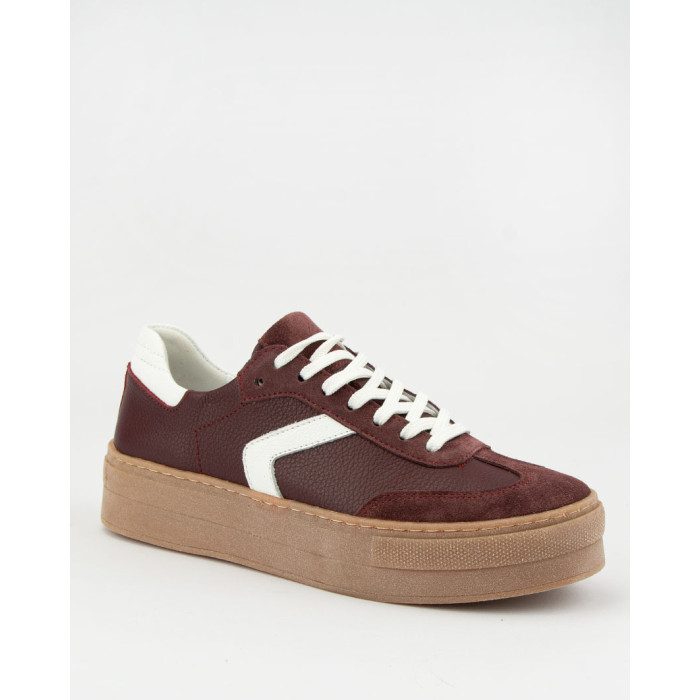 Maroon women's sneakers Sara