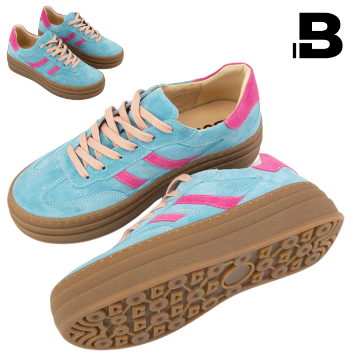 Women's sneakers on high sole Sara