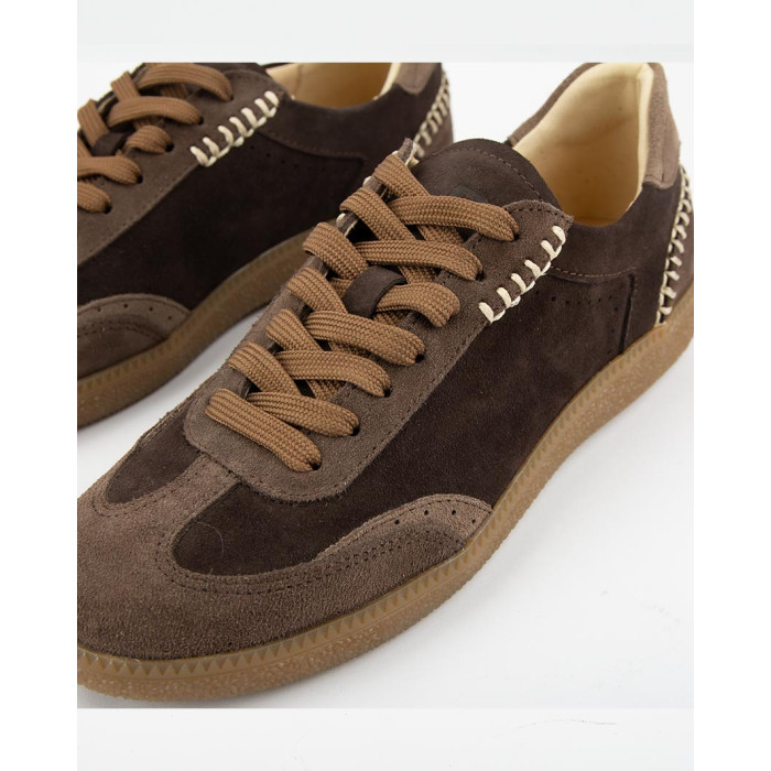 Billy leather women's sneakers with thread