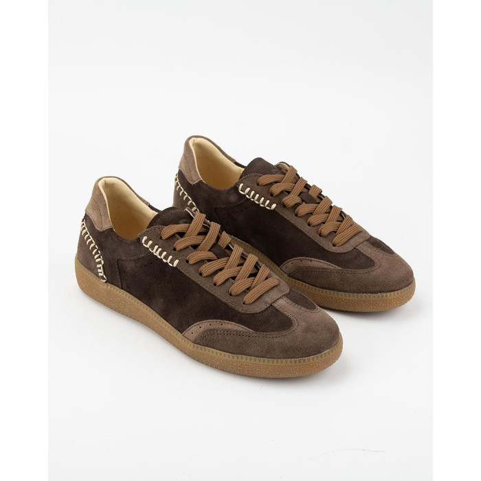 Billy leather women's sneakers with thread