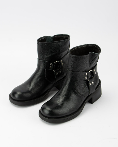 Betty leather women's biker boots