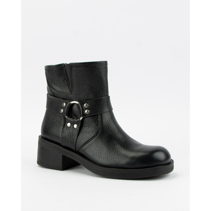 Betty leather women's biker boots