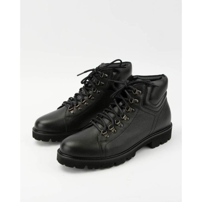 Black lace-up men's boots Alan