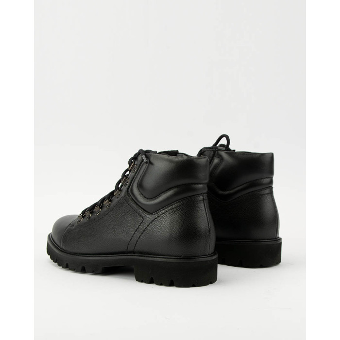 Black lace-up men's boots Alan