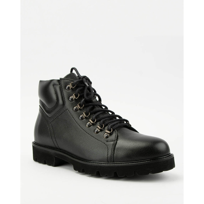 Black lace-up men's boots Alan